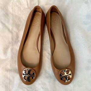 Tory Burch Tan Ballet Flats